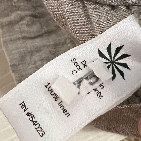 Athleta Linen Pull On Pants Size 10 Tall - Picture 4 of 5